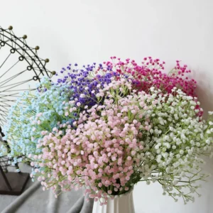 108 Heads Artificial Flowers Plastic Gypsophila DIY Bouquet Decoration Wedding Decor Bouquet Garden Party Home Decor Ornaments - AliExpress